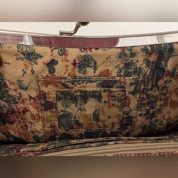 Vintage HOBO International Tan Leather Framed Convertible Clutch Shoulder Bag - Picture 14 of 16